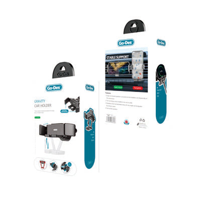 حامل الهاتف الجاذبي من جو ديس للسيارة مع تركيب هوائي تثبيت هاتف سلس لراحة القيادة المحسّنة.