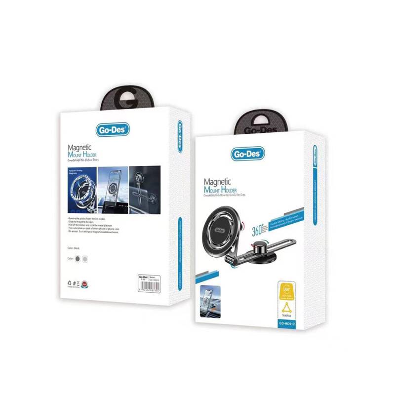 حامل هاتف للسيارة على الأرضية المسطحة مغناطيسي يدور 360 درجة من جو ديس