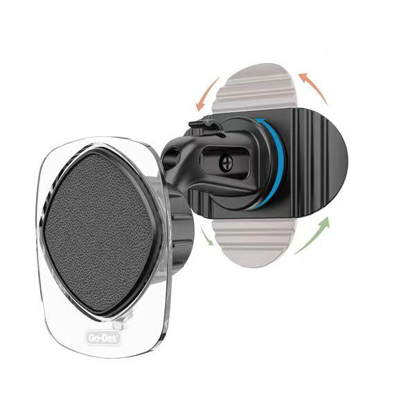 حامل هاتف السيارة ذو الأرضية المسطحة المغناطيسية القابل للدوران 360 درجة من جو ديس