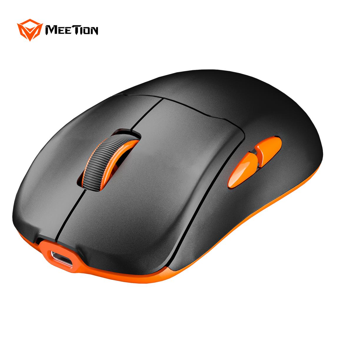ماوس الألعاب اللاسلكي Meetion Air GW39 PAW3395 مع قاعدة شحن - أسود