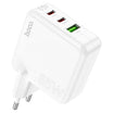 HOCO C115A Header Three-Port PD65W + QC3.0 Wall Charger 2C+1A (EU)