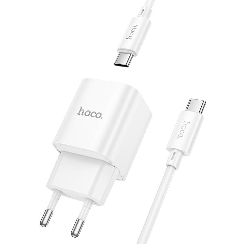 HOCO C146A Charm Single-Port PD20W Wall Charger Set - Type-C to Lightning (EU)
