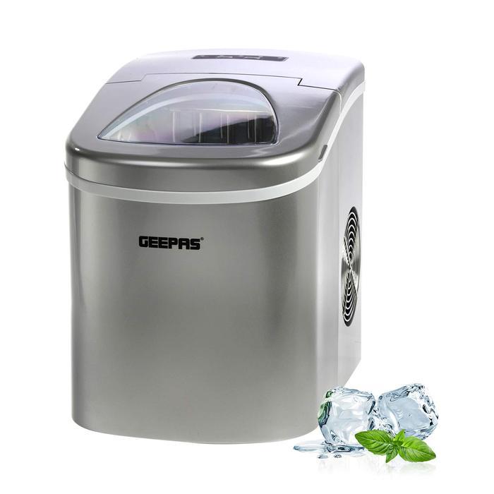 Geepas Ice Cube Maker 12kg/Day Dual Cube Sizes 2.2L Water Tank