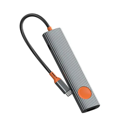 هاب WiWU Travel 7‑in‑1 USB‑C Wi‑HB007 متعدد المنافذ