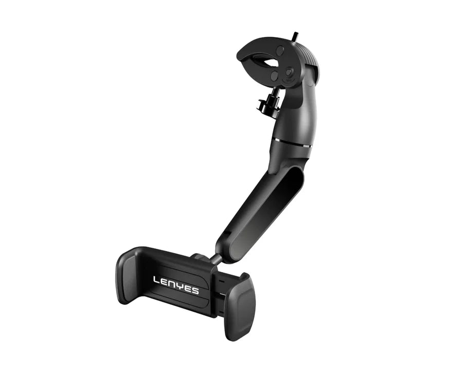 LENYES CR146 Magnetic Phone Holder – Black, Car Mount