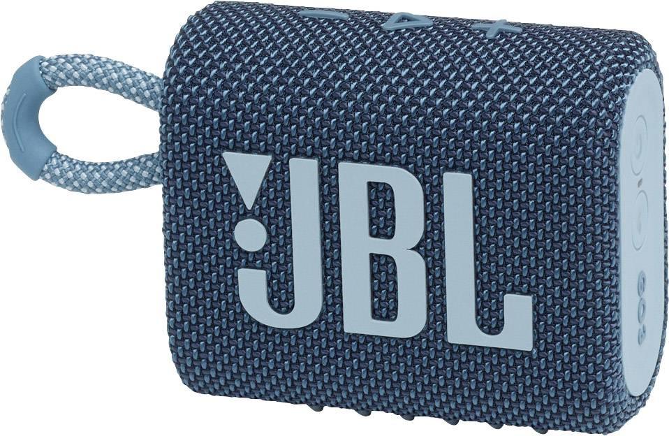 مكبر صوت JBL GO 3 اللاسلكي المحمول المقاوم للماء - أزرق