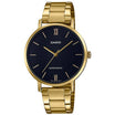 Casio LTP-VT01G-1B Gold Band for Women