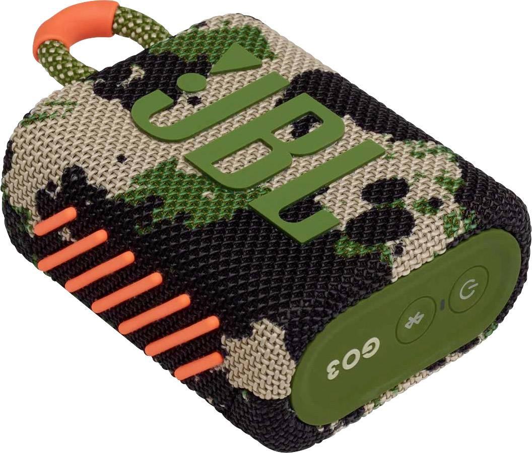 مكبر صوت JBL GO 3 اللاسلكي المحمول المقاوم للماء - Squad
