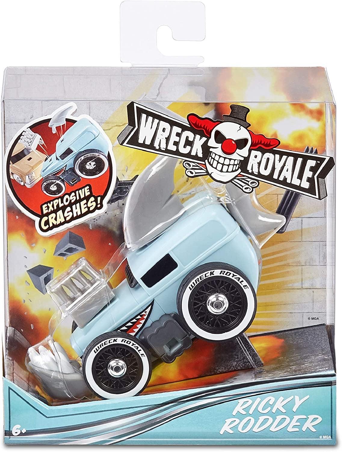 MGA Entertainment Wreck Royale Exploding Crashing Ricky Rodder Race