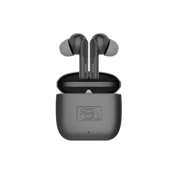 Aiwa EBTW-200 True Wireless Earbuds – ENC, Bluetooth 5.3, 10mm Drivers, Satin Metal Case, USB-C