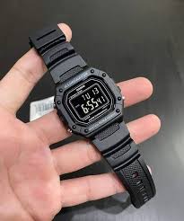 Casio Standard Digital Black Rubber W-218H-1B