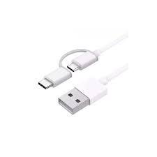 كابل USB 2 في 1 من Mi (Micro USB إلى Type C) بطول 100 سم