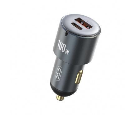 XO CC47 PD65W+USB35W Shared 100W Metal High Power Car Charger