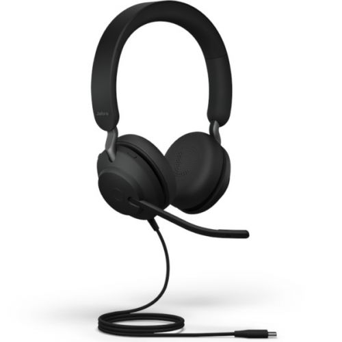 سماعة رأس ستيريو وميكروفون Jabra Evolve2 40 USB-A UC