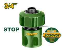 JADEVER 3/4-Inch Hose Quick Connector with Water Stop - JDQC2E34