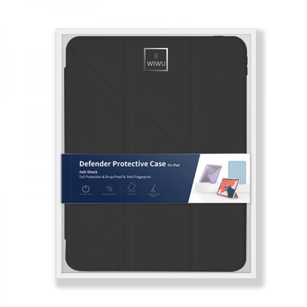 حافظة حماية WIWU DEFENDER لجهاز iPad مقاس 12.9 بوصة - أسود