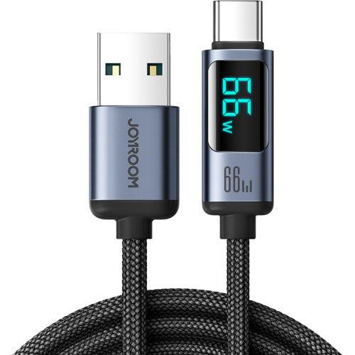 Joyroom S-AC066A16/S-AL012A16 Type-C/Lightning cable 66W/2.4A Black