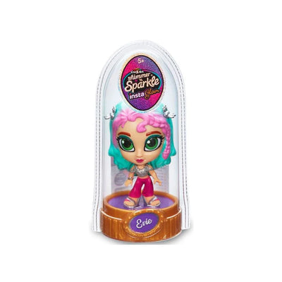 CraZArt Shimmer N Sparkle InstaGlam Make Up Doll – Evie | Fashion Doll with Real Makeup (07254)
