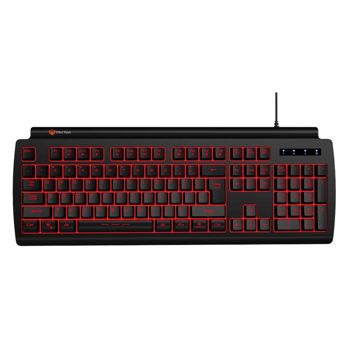 Meetion USB Backlit Gaming Keyboard - Black