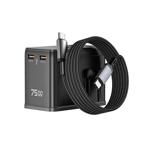 محول WiWU 75W عالمي مع كابل Wi-UA015 سريع