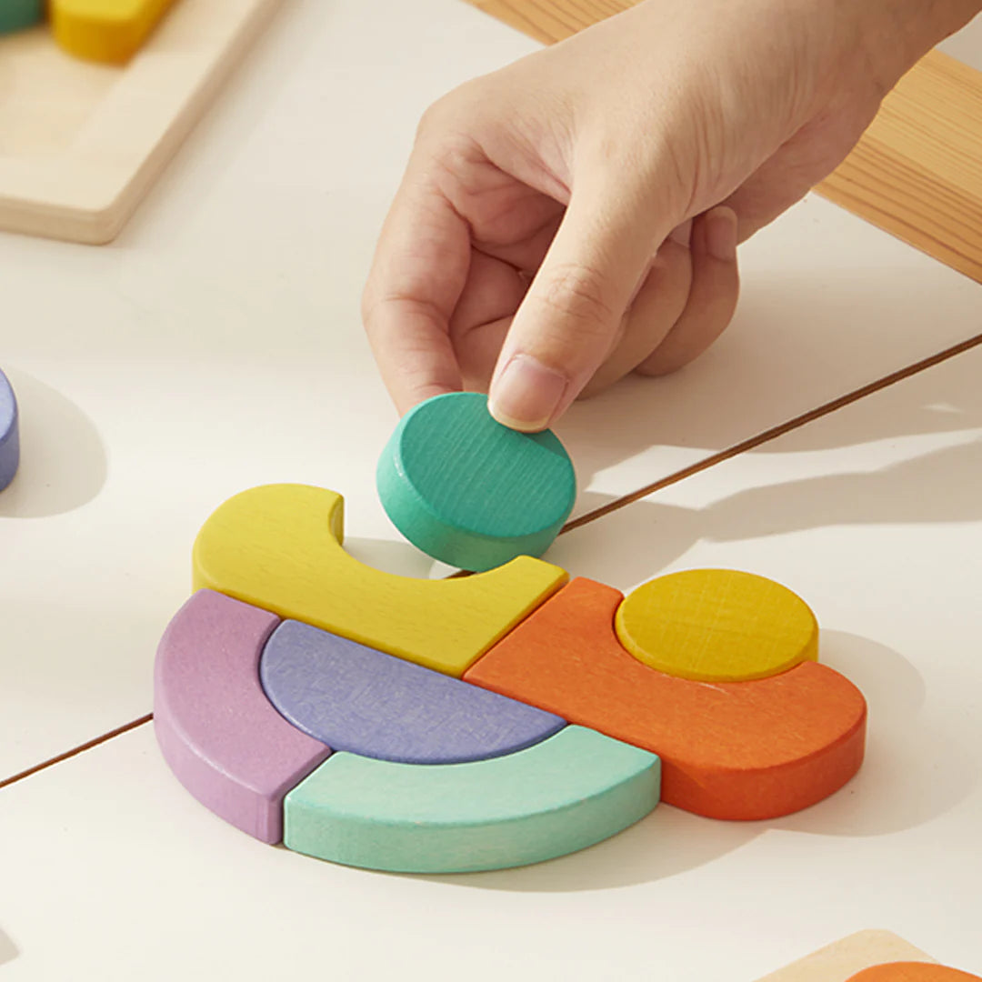 مكعبات البناء خشبية من ميدير- سيارة