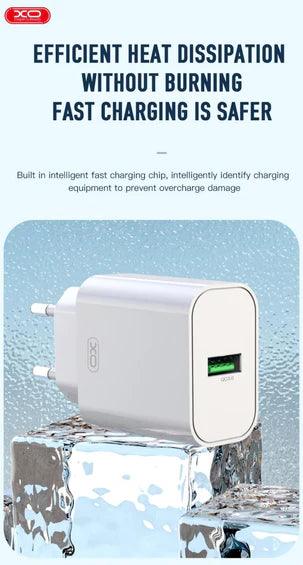 شاحن XO L103 (EU) QC3.0 بقوة 18 واط / 3 أمبير