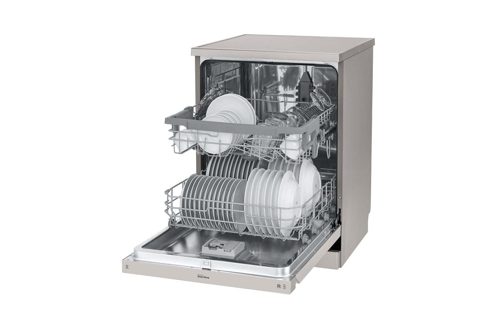 LG QuadWash Dishwasher 14 Place Settings Platinum Silver (DFB512FP)
