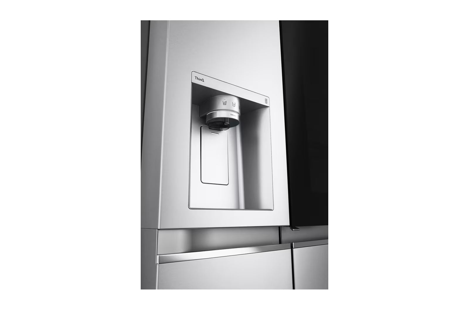 LG Side-by-Side Refrigerator 598L Silver InstaView (GCX-287TVSI)