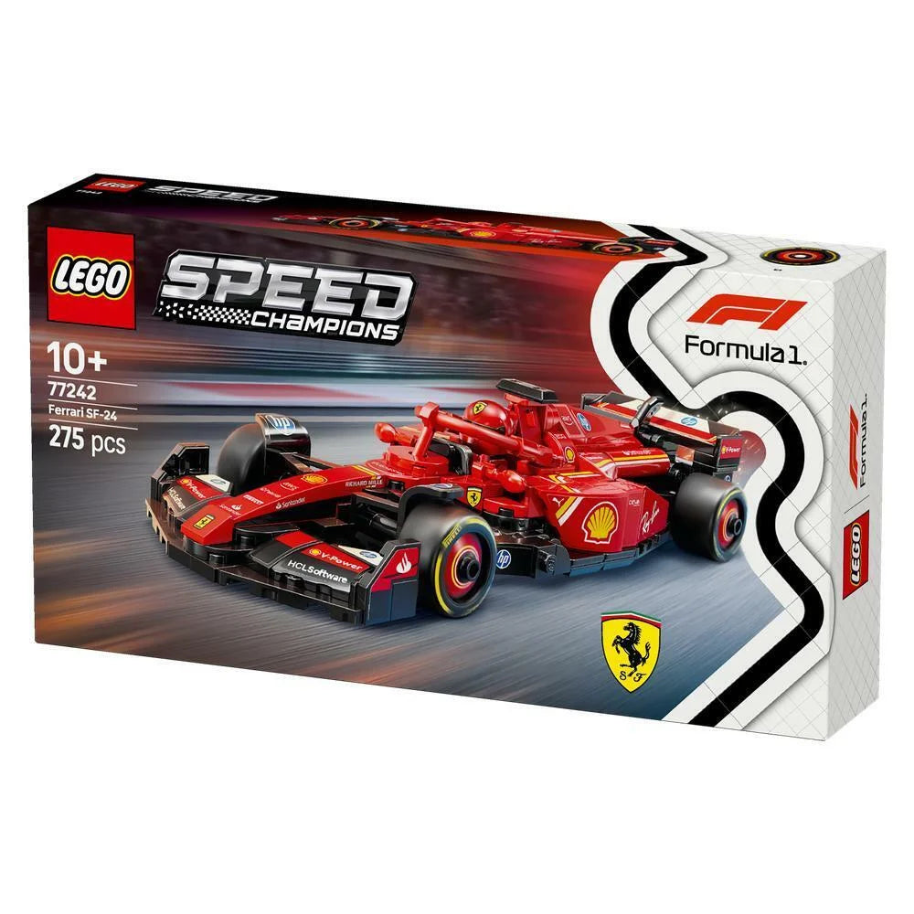 LEGO سبيد تشامبيونز - سيارة Ferrari SF-24 F1 للسباقات