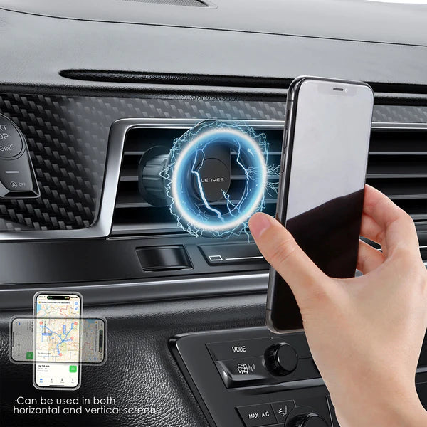 Lenyes CR183 M-safe Magnetic 360° Rotating Car Phone Holder