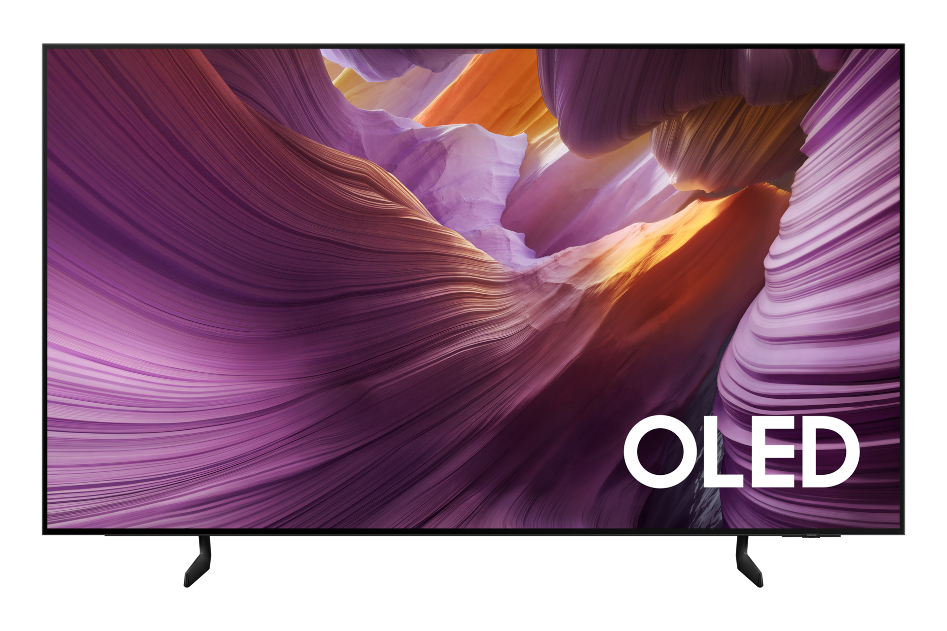 Samsung QA83S85FAEXTW 83 inch OLED 4K Smart TV Black — Front View