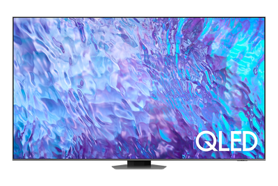 Samsung QA98Q80CAUXTW 98 inch QLED 4K Smart TV Black — Front View