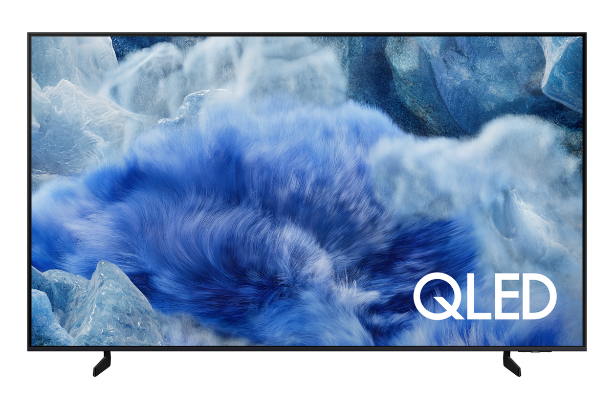 Samsung QA75Q8FAAUXTW 75 inch QLED 4K Smart TV Black — Front View