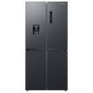 Samsung RF48A4010B4/LV French Door Refrigerator 511L Black — Front View