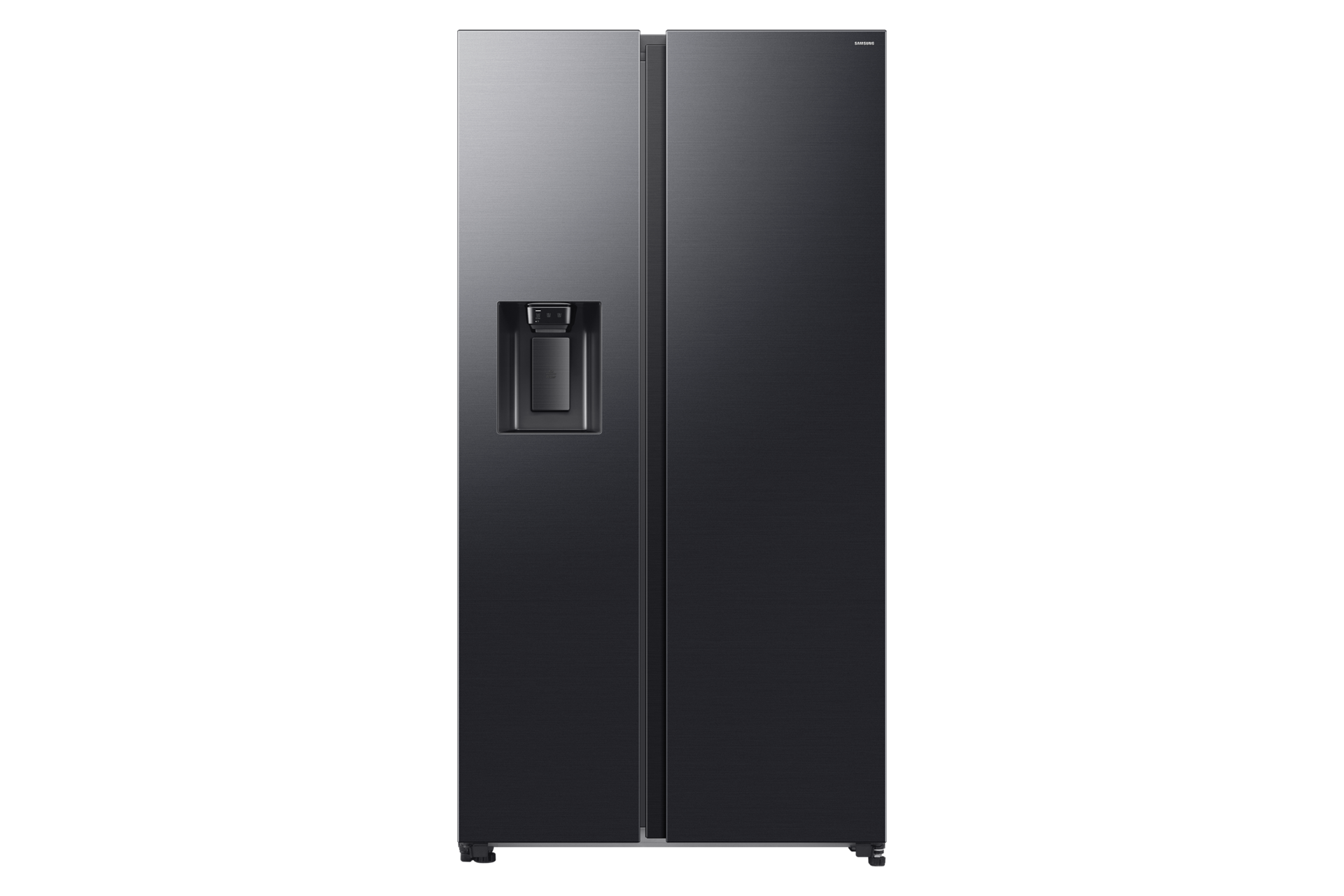 Samsung RS70F64K1FJO Side by Side Refrigerator 617L Black Doi — Front View