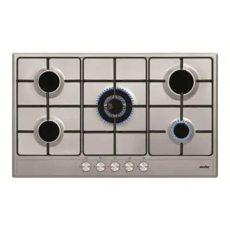 Simfer Gas Hob 90×60cm H9511 VGRM – 5 Burners, Full Safety