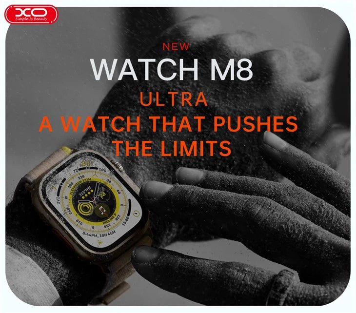 XO M8/S8 Ultra Smartwatch – Wireless Charging & Calls