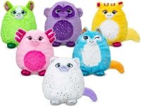 Misfittens Gemstones Asstd. 03962 - Collectible Plush Toy with Sparkly Gem Nose