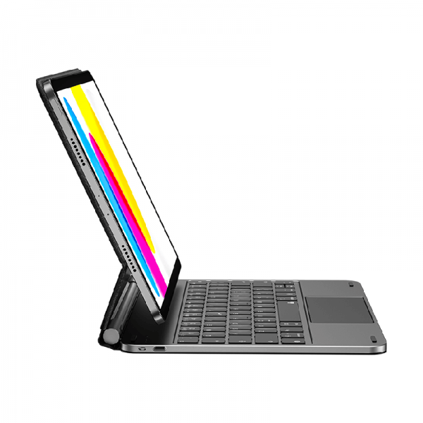 لوحة مفاتيح لاسلكية سحرية MK-001 من WIWU (باللغة العربية) لجهاز iPad مقاس 10.9 بوصة/11 بوصة - رمادي