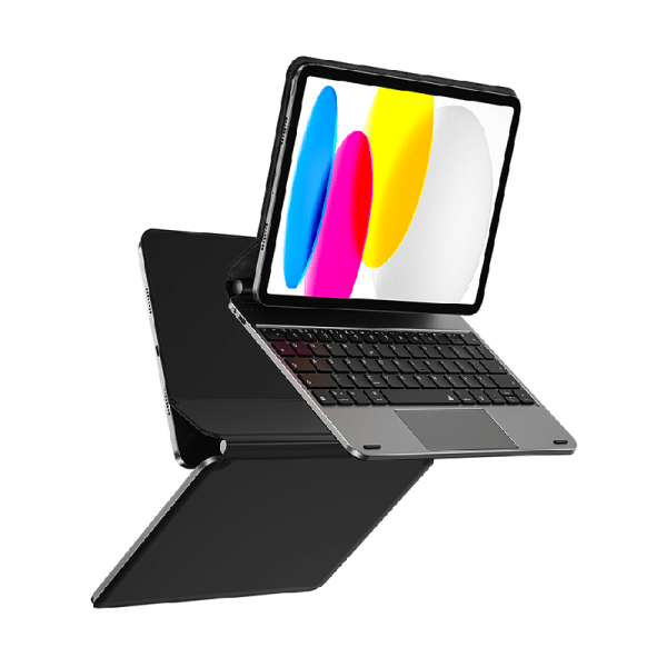 لوحة مفاتيح لاسلكية سحرية MK-001 من WIWU (عربية) لجهاز iPad مقاس 10.9 بوصة - رمادي