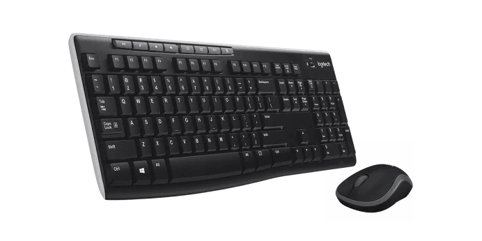 مجموعة لوحة المفاتيح والماوس اللاسلكية Logitech MK270