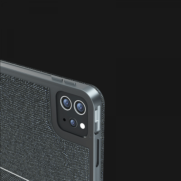 حافظة لوحة مفاتيح ويوو ماج تتش لجهاز ايباد مقاس 12.9 بوصة - أسود