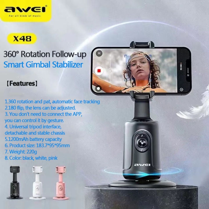 AWEI Intelligent Face Tracking Phone Holder