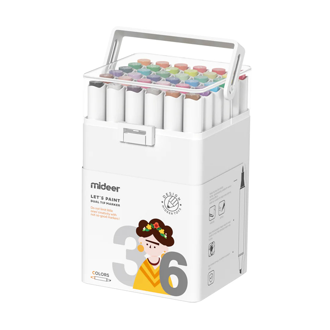 قلم ألوان ماركر المزدوج من ميدير