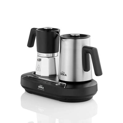 Arzum Okka Rich Moka Pot - 3-Cup Coffee Maker Frothing
