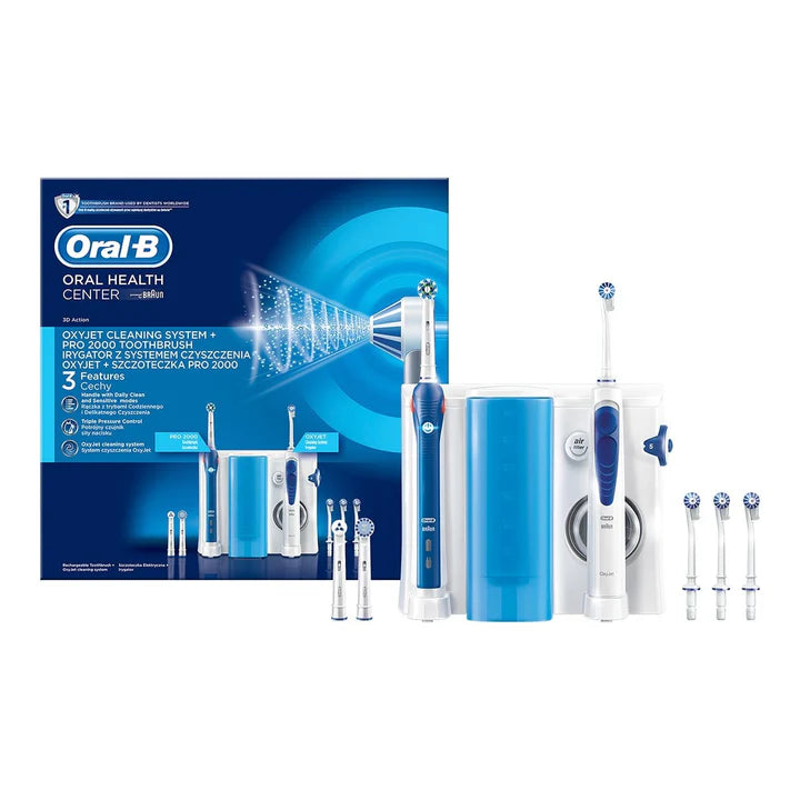 Oral-B OxyJet + Pro 2000 Electric Toothbrush System