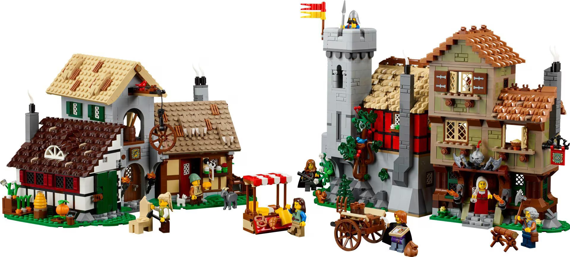 LEGO® Medieval Town Square – ساحة القرون الوسطى الأسطورية