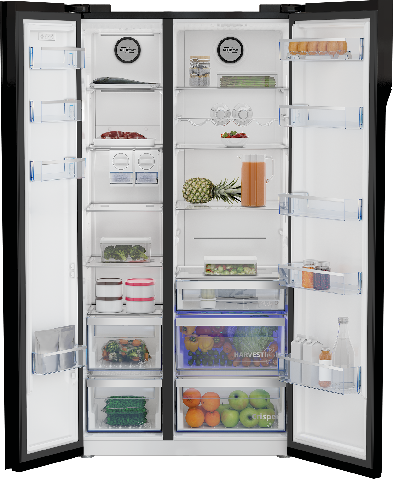 Beko Refrigerator 558L No Frost Black A++