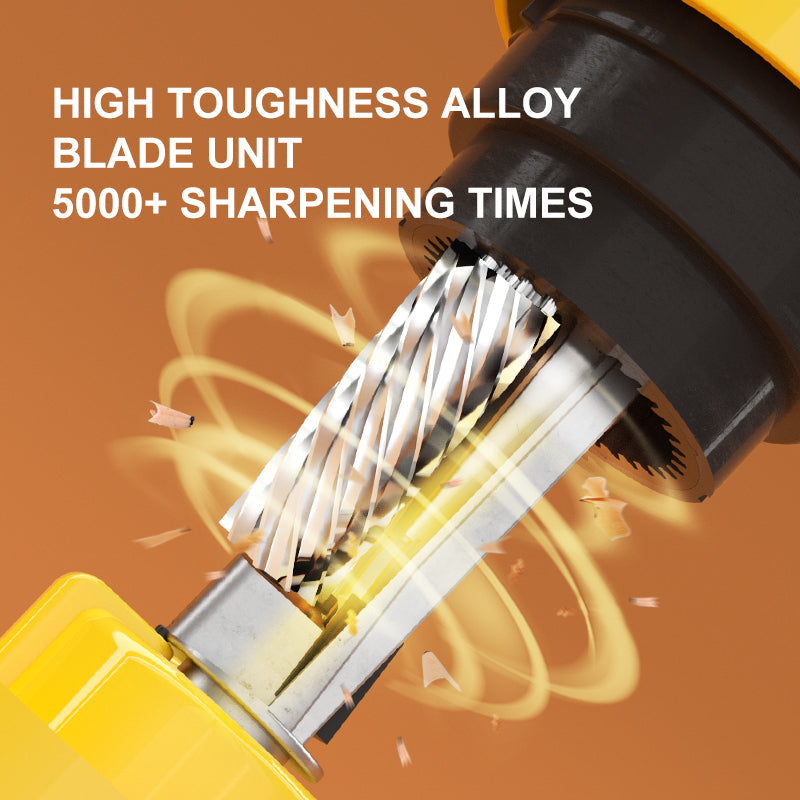 براية أقلام الرصاص الأوتوماتيكية من ميدير  – أصفر مشمس