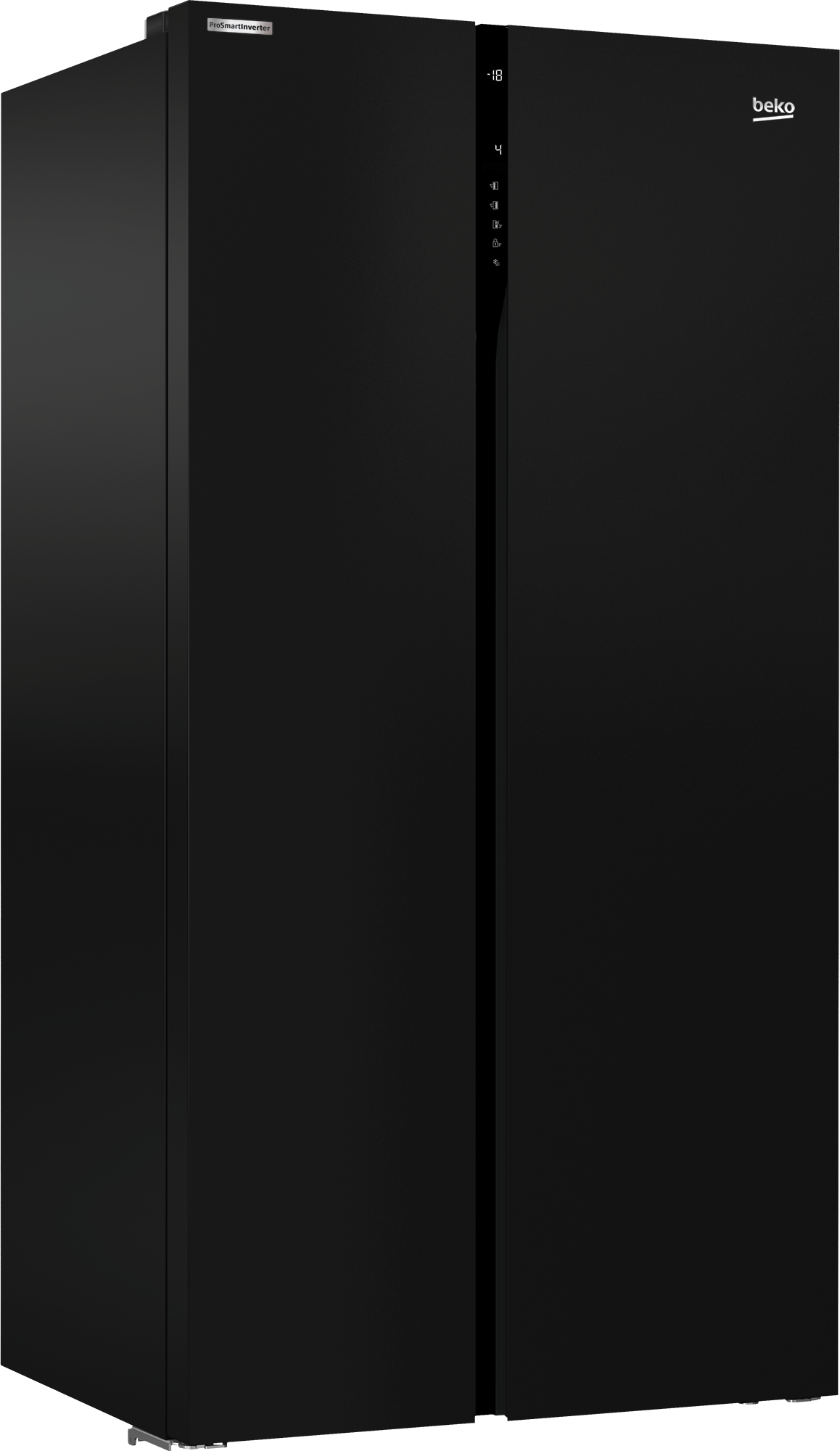 ثلاجة بيكو 558 لتر بدون تجميد لون أسود A++